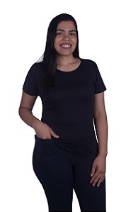 Camiseta Feminina M/Curta Acqua UV em Poliamida