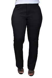 Calça Social Feminina Cós Anatômico em Oxford