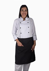 Avental Saia Longo em Oxford