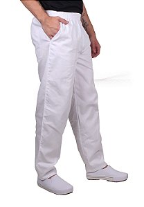 Calça Unissex Brim com Elástico