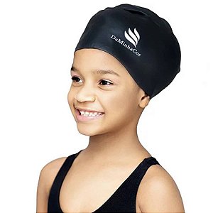 Touca de Natacao DaMinhaCor para Cabelos Afro Volumosos - INFANTIL