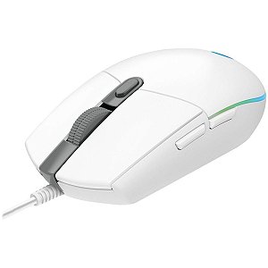 Mouse Gamer Lightsync RGB Branco USB G203 Logitech