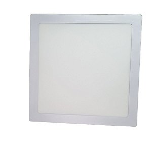 Luminária LED Embutir 24w Quadrada Branco Frio 6500k Plafon
