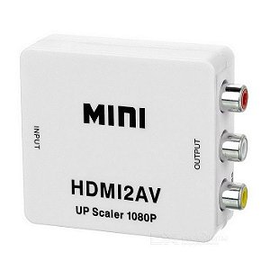 Mini Conversor de HDMI para AV RCA