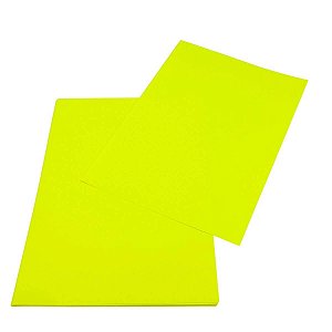 Papel Neon Amarelo A4 180g pacote 20 folhas Off Paper