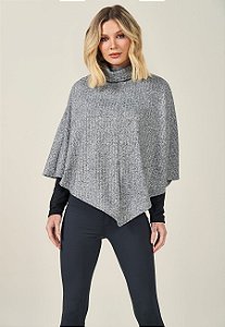 PONCHO EM MALHA TRICOT 104520