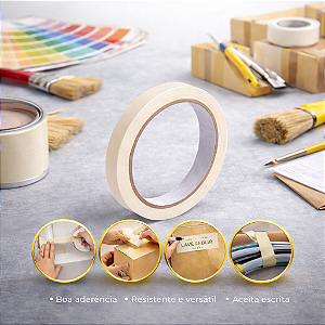 Fita Crepe 24mm x 50m 10 unidades