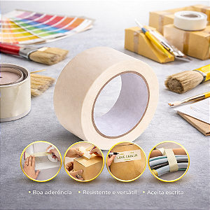 Fita Crepe 48mm x 50m 10 unidades