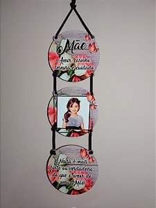 KIT Trio de quadros 15 cm de diâmetro