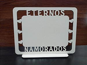 Porta Retrato Eternos Namorados  em mdf