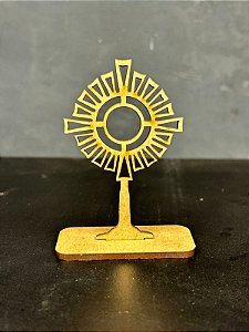 Ostensório em MDF para Pintura e Lembranças Religiosas
