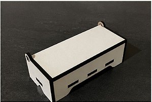 Caixa para pen drive em MDF Resinada para Sublimação 9,6x4,6x2,7cm – Alta Qualidade