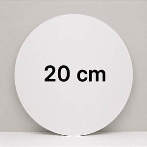 Disco de 20 cm de diametro resinado ara sublimação