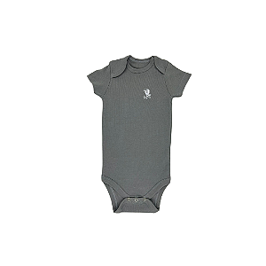 Body Bebe - Manga Curta - Cinza escuro
