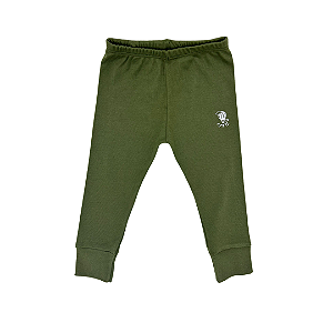 Calça Bebê - 100% algodão - Verde Militar