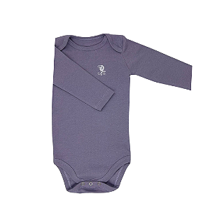 Body Bebê Manga Longa - Lilás
