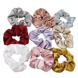 Xuxinhas de cetim Prendedor de cabelo Xuxa Scrunchie Cetim