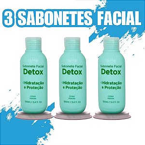 Kit 03 Sabonete Facial Di Grezzo- Detox