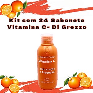 Kit com 24 Sabonete Facial Vitamina C Di Grezzo