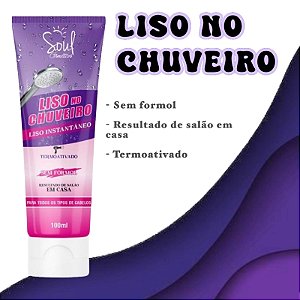 Liso no Chuveiro Instantâneo sem Formol Termoativado Soul