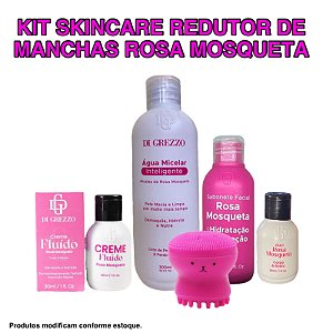 Kit Skin Care Redutor de Manchas Clareador Rosa mosqueta