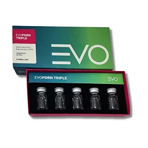 EVO PDRN TRIPLE Com 5 Ampolas de 3mL - EVO