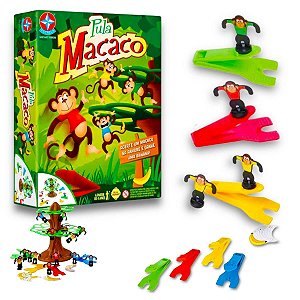 Brinquedo Jogo Do Macaco Não Deixe Cair Família Pula Macaco