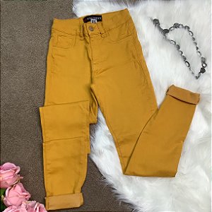 Calça cós alto NOVA