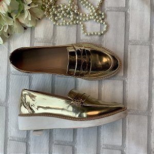 Mocassin em couro
