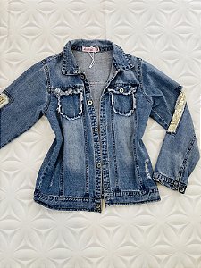 Jaqueta Jeans Bordada