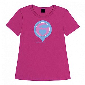 Baby Look Feminina Básica Ágape Cárita | Pin AC