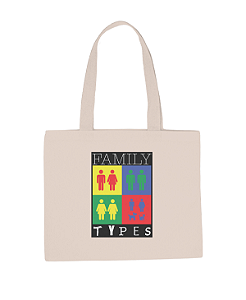 Ágape Carita®️ Family Types ::: Eco-bag Exclusiva
