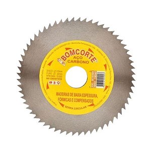 Disco de Corte de Madeira 4 1/2X20mm 60 dentes - Bom Corte