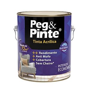 Tinta Acrílica Peg & Pinte Branco Fosco 3,600L