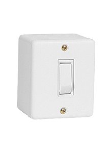 Interruptor 1s simples sobrepor sistema x branco - Ilumi