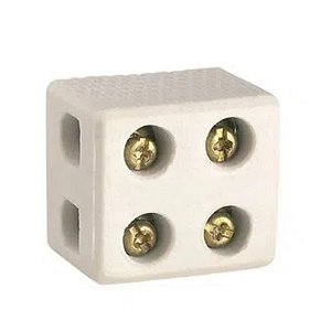 CONECTOR PORCEL BIPOLAR 10MM 10A 250V