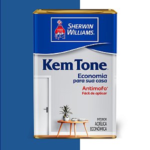 TINTA KEMTONE AZUL INDIGO 18L - SHERWIN-WILLIAMS