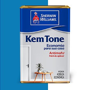TINTA KEMTONE AZUL OCEANO 18L - SHERWIN-WILLIAMS