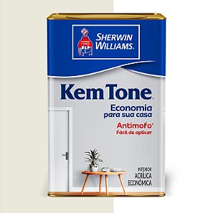 TINTA KEMTONE BRANCO GELO 18L - SHERWIN-WILLIAMS