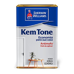 TINTA KEMTONE BRANCO NEVE 18L - SHERWIN-WILLIAMS