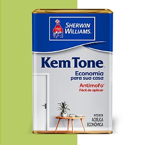 TINTA KEMTONE VERDE LIMÃO 18L - SHERWIN-WILLIAMS