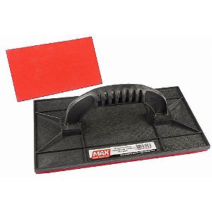 DESEMPENADEIRA GRANDE COM BORRACHA 17X30CM - MAX