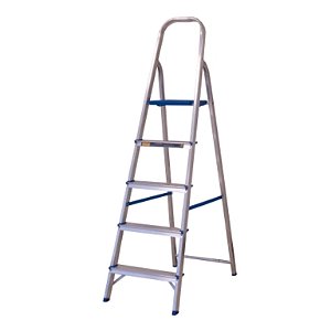 ESCADA ALUMINIO 5 DEGRAUS - ALUMASA
