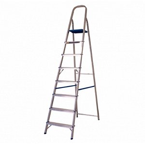 ESCADA ALUMINIO 8 DEGRAUS - ALUMASA