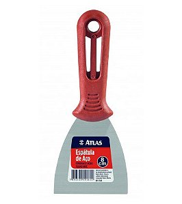 ESPATULA CABO PLASTICO AÇO - ATLAS - 08cm