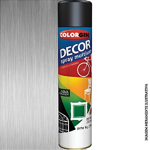 TINTA SPRAY DECOR ALUMINIO 360ML         -COLORGIN