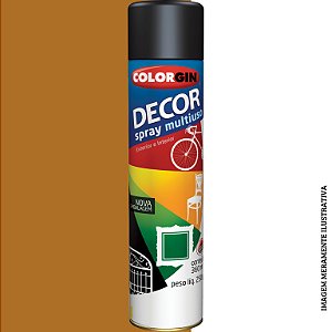 TINTA SPRAY DECOR MARROM BARROCO 360ML         -COLORGIN