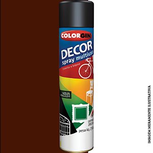 TINTA SPRAY DECOR MARROM CAFÉ 360ML         -COLORGIN
