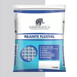 REJUNTE CINZA PLATINA 1KG - CONSTRUCOLA