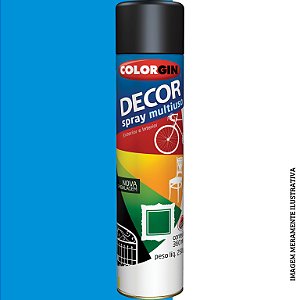 TINTA SPRAY DECOR AZUL MEDIO 360ML       -COLORGIN